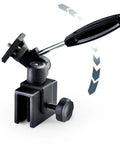Heavy Duty Adjustable Car Window Mount for cameras, binoculars, and spotting scopes - rugged metal design with secure clamp.