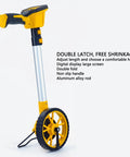 POCREATION Digital Measuring Wheel with Backlit Display, measuring wheel with a non-slip handle and large digital display.