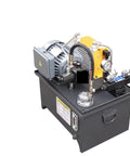 Workhorse Compact Hydraulic Power Unit And Oil Pump Station With 5.5kw Motor 220V Electric Plug And Play 2 Way Valve, compact design, powered by 5.5kW motor.