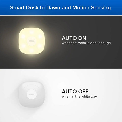 Stick Anywhere Warm Nightlight With Motion Sensor, Ultra Bright LED Night Light For Hallways, Bedrooms And Kitchens, Battery Powered Cabinet Light, Tap Closet Wall Light, 1 Pack No Battery Included, Auto On At 13 Ft, 100 Degrees, Auto Off 15 Seconds