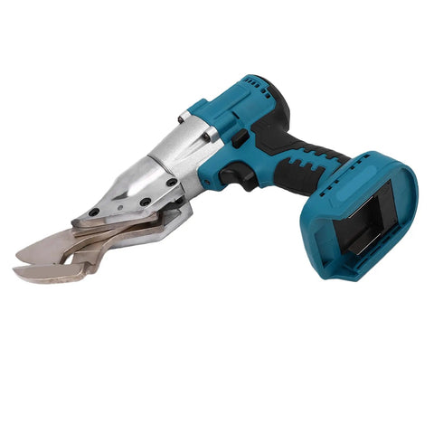 Compact Cordless Sheet Metal Cutter Electric Shear High Torque Power Tool For Steel Tin Aluminum Compatible With 18V Batteries, featuring a brushless motor and a lightweight design.