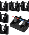 Six Piece Wire Welding Fixture Set For Soldering, Hands Free Wire Holder For MIG TIG And Spot Welding shown in black plastic.