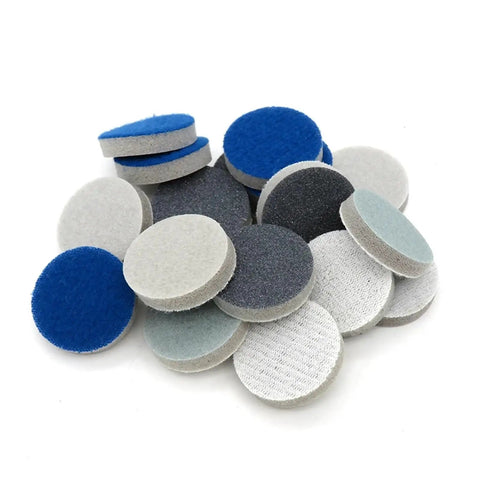 Kick Butt With 120 Pcs Premium 1 Inch Foam Sanding Discs featuring Hook Loop Fastener And Dust Venting Design for Smooth Car Paint Buffing And Polishing Jobs That Feel Like Magic, assorted foam sanding discs.