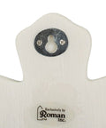Back view of Guardian Angel Sweet Dreams Baby Cross Keepsake For Nursery And Bedtime Prayer with wall hook.
