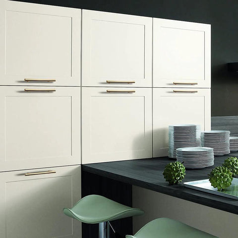 Polished Brass Cabinet Pulls 5 Pack With 5 Inch Hole Center For Kitchen Cabinets And Dresser Drawers Bright Gold Hardware