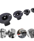 Ultra Low Profile Impact Socket Adapter Set For 1/4 To 3/8 3/8 To 1/2 And 1/2 To 3/4 Drive Sizes With Stubby Ratchet Reducer Conversion Kit black adapters for tight engine bays