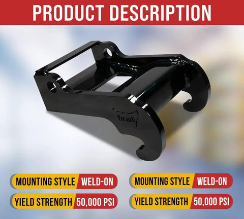 X Change Coupler Bracket For Bobcat Quick Attachments Mini Excavator Bucket Mount Durable G50 Steel Black Coated