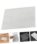 4 Piece Quick Bumper Repair Mesh Kit, Stainless Steel Car Bumper Protector Mesh on display, showing texture and size
