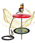 Heavy Duty Pneumatic Grease Pump Kit For 55 Gallon Drums With 50 To 1 Pressure Ratio and tough lines for no sweat lubrication.