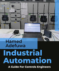 Master Industrial Automation For Controls Engineers! This Super Cool Guide shows a laptop setup near industrial control systems.