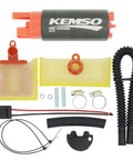 Components of 340 LPH High Flow Fuel Pump For Toyota 4Runner Avalon Avensis Camry Celica And Corolla Models Up To 600 HP.