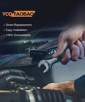 Mechanic using wrench on engine bay, promoting easy installation and compatibility for Rear Wheel Bearing Kit 2Pcs Replaces 12479031 8124790310