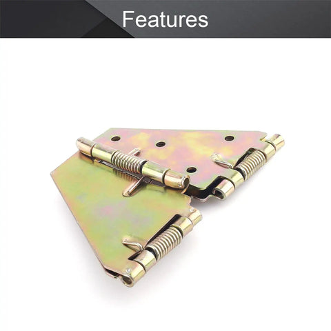 Heavy Duty Drop Leaf Table Hinge Support Four Point Five Inch Folding Bracket Solid Iron Zinc Plated Bronze Flap Top Hardware For Smooth Diy Fixes And Quick Furniture Builds Built Tough And Ready To Roll With No Sweat Install