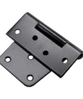 3.5 Inch Shed Hinges Square Barn Door Hinges Heavy Duty Gate Hinges Black with Durable Iron Construction for Exterior Doors
