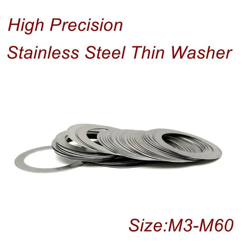 Top Shelf SUS304 Stainless Steel M9 Washers And Ultra Thin Shims For Fine Tuning Machinery Precision Adjustment Gaskets Abrasion Resistant Flat Discs Built Tough Gear Head Tool Kit Assorted Sizes Included