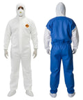 Heavy Duty White Disposable Coveralls Industrial Grade Antistatic Protective Suit Full Body Tear Puncture Resistant Cleaning Jumpsuit 2XL 25 Pack For Chemical Handling Construction And Paint Jobs