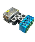 1 To 5 Axis Nema23 Closed Loop Stepper Motor Kit With Encoder For CNC Machines, Hybrid DC Servo Drive, 1.2Nm 2Nm 3Nm Torque Options, Ready To Boost Precision Milling, Cutting, And Engraving. CNC driver kit with 4 motors and power supply