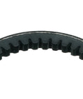 Cogged Industrial Drive Belt Metric 1275 Mm XPZ1262 Oil And Abrasion Resistant EPDM Rubber Long Life With Molded Cog Design And Synthetic Tensioner Cord For Consistent Tension -18C To 80C, close-up of toothed edge