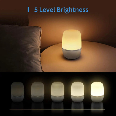 Smart WiFi Table Lamp For Bedroom With Voice Control And App Scheduling Works With HomeKit Siri Alexa Google Assistant