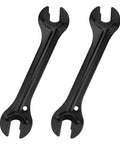2 Pack Bicycle Cone Spanner Hub Wrench Set With Double Sided Pedal Wrenches For 13mm And 14mm Sizes Wheel Hub Axle Cone Adjuster Tools