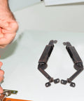 Iron Lid Support Hinges For Chest Lids And Wood Boxes Built To Last Heavy Duty Spring Loaded Curved Arm Design with installation