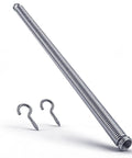 V6 Door Spring For Screen Door Sixteen Inches Long Half Inch Wire Diameter Galvanized Steel Closure Spring With Two Hooks Automatic Closing