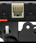 Heavy Duty Hvac Heater Blend Door Actuator Fits Ford Explorer Mercury Mountaineer 1998 To 2001 showing connector and internal gears.