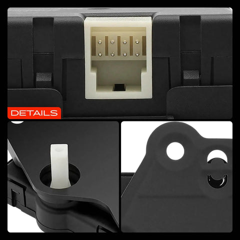 Heavy Duty Hvac Heater Blend Door Actuator Fits Ford Explorer Mercury Mountaineer 1998 To 2001 showing connector and internal gears.