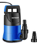 Stainless Steel Sump Submersible Water Pump Workhorse For Clean And Dirty Water 1.5HP 4250 GPH with 32.8 Ft Head 115V