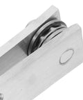 Close-up of 360 Degree Hidden Door Pivot Hinge System For Bookcases And Secret Doors Heavy Duty Stainless Steel Concealed Hinges