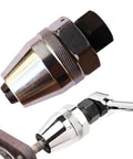 Chrome vanadium bolt remover and stud extractor in use, suitable for 1/4 to 1/2 inch bolts, 6 to 12 mm rusted and damaged studs.