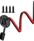 SAE Power Socket Sidewall Connector 2 Pin Quick Connect Cable for Solar Panel Flush Mount Weatherproof Plug, 10AWG, 50cm