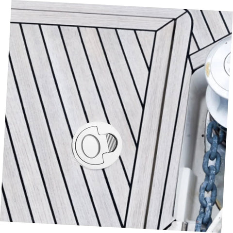 Galpada flush pull ring handle, marine-grade stainless steel, for boat hatch deck hardware