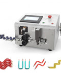 LABFENG Auto Wire Stripping And Cutting Machine For Solid And Stranded Cables Up To 6 Square Bvr Handles 30-10 Awg Copper Electric Tools with control panel.