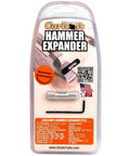 Ambidextrous Hammer Expander With Knurled Aluminum Body One Size Fits All Easy Install Lightweight Balanced Silver Finish Tool