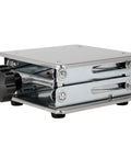 2-pack stainless steel lab scissor jack lift platform, 8x8 in, adjustable 80-270 mm