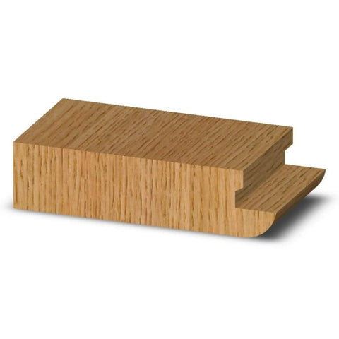Kickass Carbide Tipped Locking Rabbet Router Bit For Smooth Drawer Assembly With Three Quarter Inch Body And Half Inch Cut Depth For Hardcore Woodworking Projects And Fine Cabinet Work, showcasing a carved wood piece.