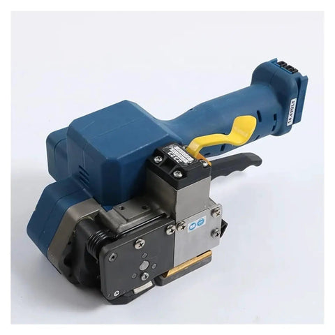 Portable Handheld Strapping Machine With Auto Tension Seal And Instant Cutter for easy use on heavy packaging jobs.