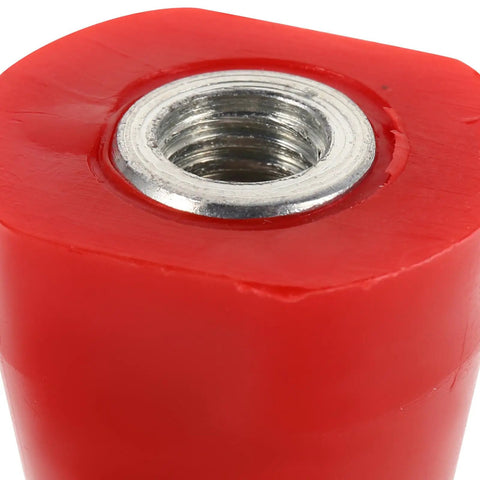 Pro Grade Replacement Nut Sleeve For Fencing Kit with red plastic and stainless steel thread close-up