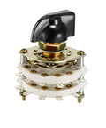 Band Selector Rotary Switch 2 Pole 10 Position 2 Deck With Plastic Knob 22 Pins 6mm Shaft 9.7mm Mount Hole Easy Mount For DIY Electronics