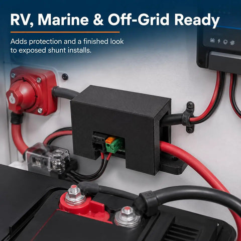Tough As Nails Shunt Cover Compatible With Victron Bmv 700 710 712 Smart enclosure on battery system wiring.
