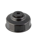 Mazda Oil Filter Cap Wrench 76mm 14 Flutes 3/8 Inch Drive Low Profile Heavy Duty Chrome Vanadium for Confined Spaces
