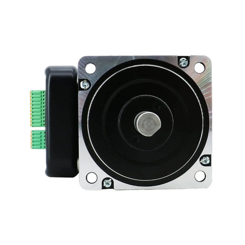 Front view of Two-Phase Integrated Closed-Loop Stepper Motor Drive Hybrid Servo With Encoder, showing main interface and ports.