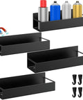Four Pack Magnetic Spray Can Holders Wall Mounted Toolbox Rack For Paints Oils And Cleaners Easy Access Mechanic Paint Can Organizer