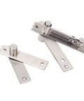 Beefy Heavy Duty Pivot Hinge With 300 Lbs Load Bearing And 360 Degree Rotation Concealed Door Hinge For Secret Door Or Hidden Bookcase Made From Stainless Steel WALFRONT