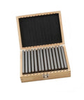 Pro Level Alloy Steel Parallel Gauge Block Set 28 Pieces Precision CNC Milling Setup Pads in wooden case, measuring blocks visible.