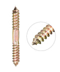 Workhorse Grade Double Ended Self Tapping Thread Hanger Bolts 12 Pack 10X80MM Carbon Steel showing a close-up view of a double ended bolt.