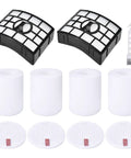 2 Pack HEPA and Foam and Felt Filter Set for Shark Rotator Lift Away XL NV755 UV795 Vacuum Cleaner Replacement to XFF750 XHF650