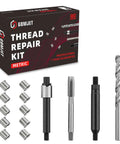 M6x1.0 Metric Thread Repair Kit With 9.4mm Stainless Steel Inserts Includes Counterbore Drill Tap Install Driver And 10 Pro Grade Inserts