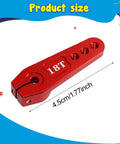 18T Metal Servo Rocker Arm Steering Horn For 60 To 160 Kg Servos, 1.77 Inch spare part, red aluminum RC steering arm